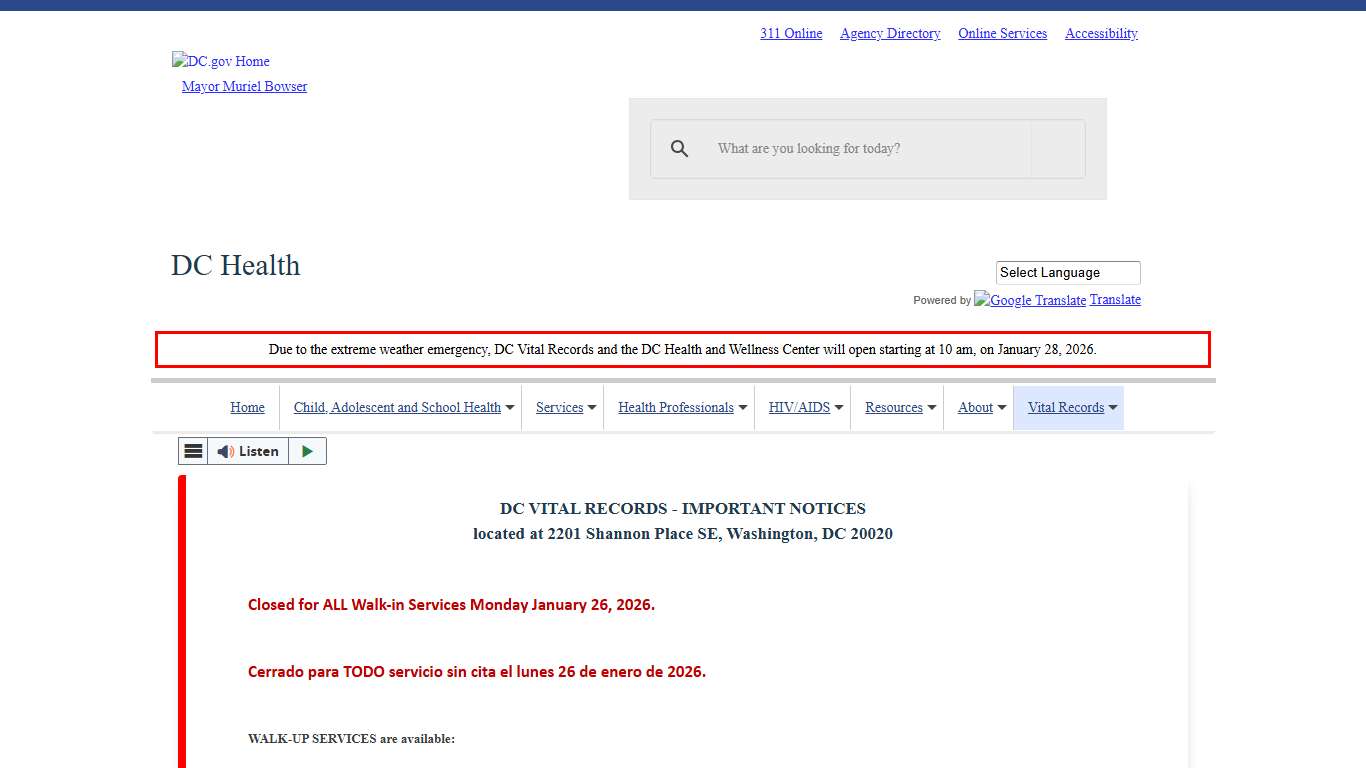 Death Certificates doh